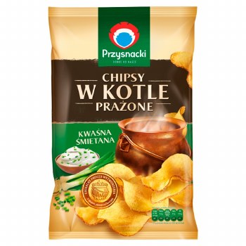 Przysnacki Kettle Cooked Sour Cream and Onion Chips 125g