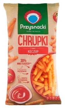 Przysnacki Ketchup Corn Puffs Chrupki Keczup 120g