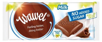 Wawel No Sugar Added Milk Chocolate Bar 100g