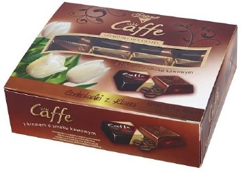 Solidarnosc Caffe Chocolate Squares with Coffee Filling 400g