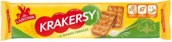 Lajkonik Super Krakersy Crackers with Onion 180g
