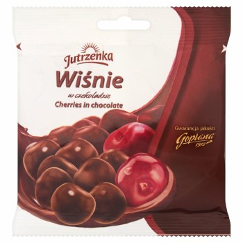 Jutrzenka Cherries in Dark Chocolate 80g