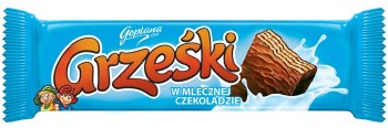 Goplana Grzeski Milk Chocolate Coated Wafer with Cocoa Cream 26g