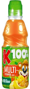 Kubus 100% Multivitamin Orange Carrot Pineapple Juice No Added Sugar 300ml