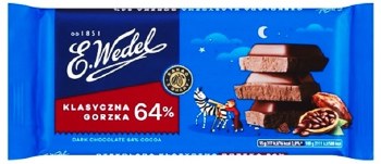 E. Wedel Classic 64 Percent Cocoa Dark Chocolate 100g