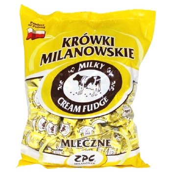 Milanowek Cream Fudge Polish Caramels Krowka Mileczna Bulk Candies 1kg