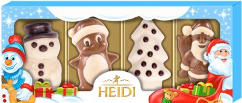 Heidi Holiday Chocolate Figurines with Praline Filling 80g