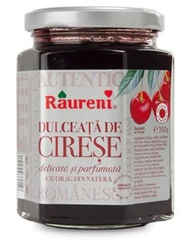 Raureni Sweet Cherry Preserves Dulceata de Cirese 350g