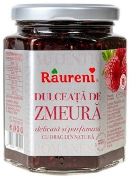 Raureni Raspberry Preserves 350g