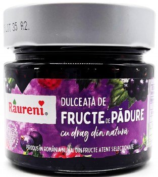 Raureni Dulceata Fructe de Padure Wildberry Preserves 250g