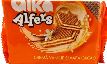 Alka Wafers Cocoa and Vanilla Creme 170g