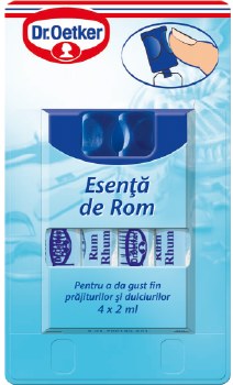 Dr. Oetker Rum Essence Esenta de Rom 4 x 2ml