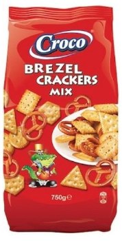 Croco Mix Pretzel and Crackers 750g