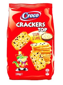 Croco Sesame Susan Top Crackers 150g