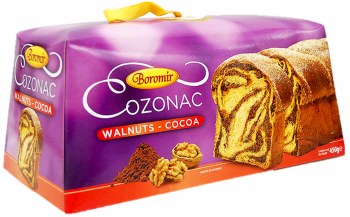 Boromir Cozonac With Walnuts and Cocoa Giftbox 450g