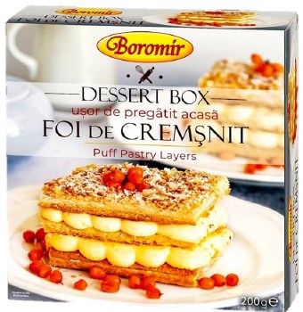 Boromir Cremsnit Dessert Box Puff Pastry Layers 200g