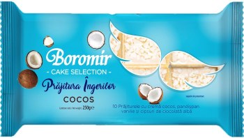 Boromir Angel Cake with Coconut Prajiturele cu Crema cu Cocos 250g