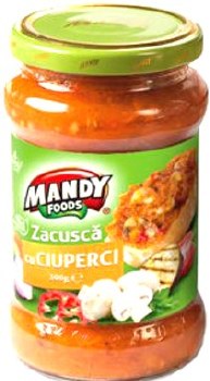 Mandy Foods Zacusca with Mushroom Zacusca du Ciuperci 300g