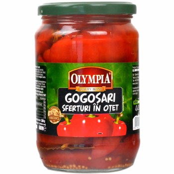 Olympia Red Peppers in Vinegar 600g