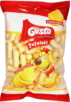 Gusto Cheese Pufuleti Corn Puffs 80g