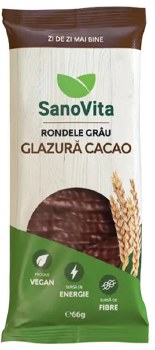 SanoVita Vegan Chocolate Covered Wheat Cakes 66g