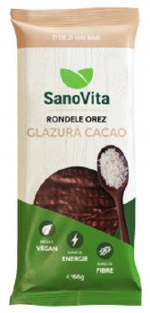 SanoVita Vegan Chocolate Covered Rice Cakes 66g