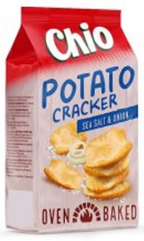 Chio Sea Salt and Onion Potato Crackers 90g