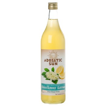 Adriatic Sun Elderflower Lemon Syrup 1L