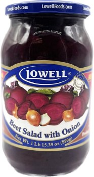 Lowell Beet Salad with Onion 890g