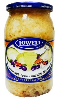 Lowell Sauerkraut with Mushrooms and Prunes 890g