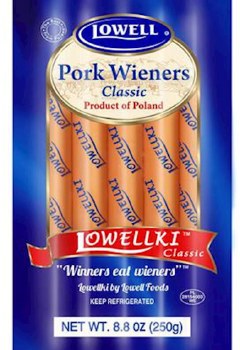 Lowell Classic Pork Wieners 250g F