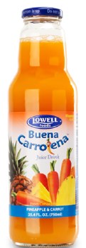 Lowell Carrot Pineapple Juice 750ml