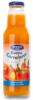 Lowell Carrot Peach Juice 750ml