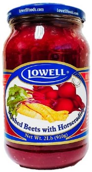 Lowell Mashed Beets with Horseradish 910g