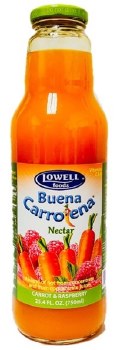 Lowell Carrot Raspberry Nectar 750ml