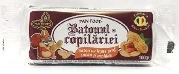 Pan Food Chocolate Bar with Peanuts 100g