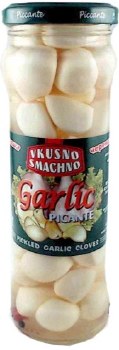 RLS Vkusno Pickled Garlic Cloves with Chili Peppers 12.5 oz
