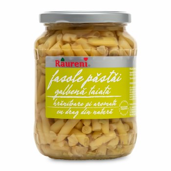 Raureni Fasole Galbena Taiata Yellow Beans 690g