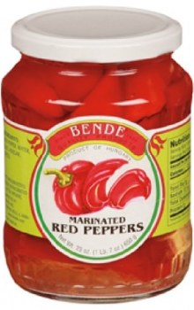 Bende Marinated Red Peppers 650g