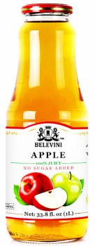 Belevini No Sugar Added 100% Apple Juice 1L