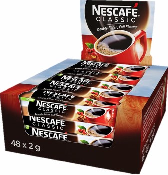 Nescafe Classic Coffee Packs 48 Count 96g