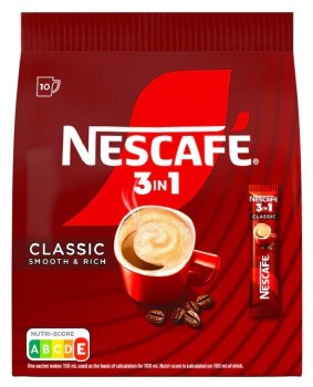 Nescafe 3 in 1 Classic Instant Coffee 10 x17g