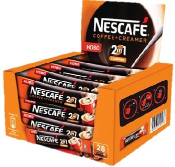 Nescafe 2 in 1 Coffee and Creamer Coffee Packs 28 x 8g