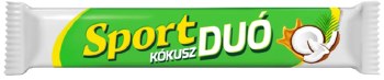 Sport Kokusz Duo Coconut and Caramel Chocolate Bar 60g