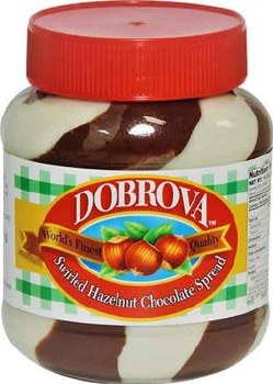 Dobrova Swirled Chocolate Hazelnut Spread 400g