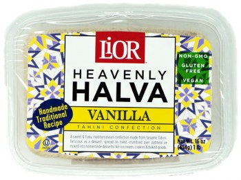Lior Vanilla Vegan and Gluten Free Halva 1lb