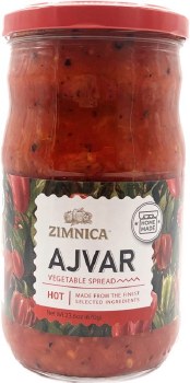 Zimnica Hot Ajvar Roasted Red Pepper Spread 670g