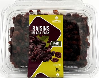 Family Tree All Natural Black Raisins 12oz