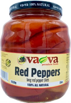 VaVa Long Red Pepper Filets 1550g