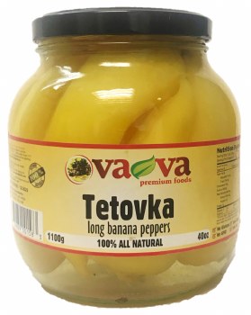 Vava Long Banana Peppers Tetovka 1100g